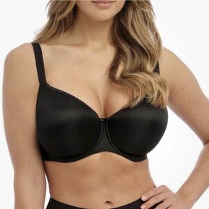 Fantasie Black Smoothing Seamless Bra 36GG